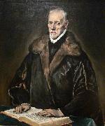 El Greco Portrait of Dr Spain oil painting artist